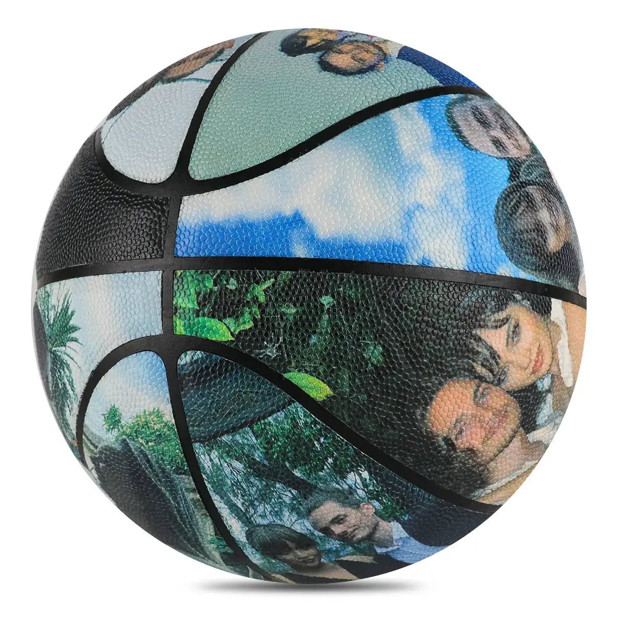 Custom Basketball Personalized Engraved Image/Text Basketball - Family Watchs