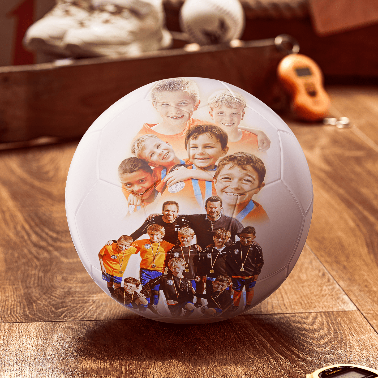 Customized Soccer Ball Size 5 Personalized Custom Soccer Ball Gift with Name, Photo, and Text for Unique Designs, for Family, Players, Coach, Birthdays, Christmas, Weddings - Family Watchs