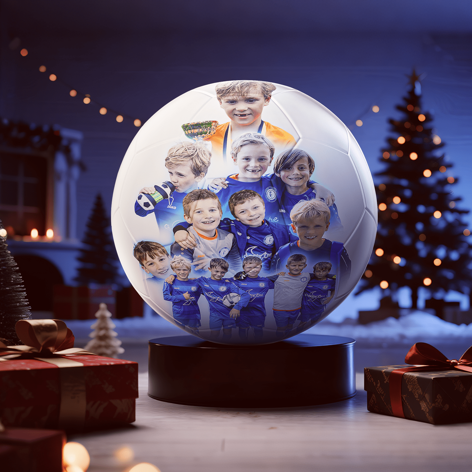 Customized Soccer Ball Size 5 Personalized Custom Soccer Ball Gift with Name, Photo, and Text for Unique Designs, for Family, Players, Coach, Birthdays, Christmas, Weddings - Family Watchs