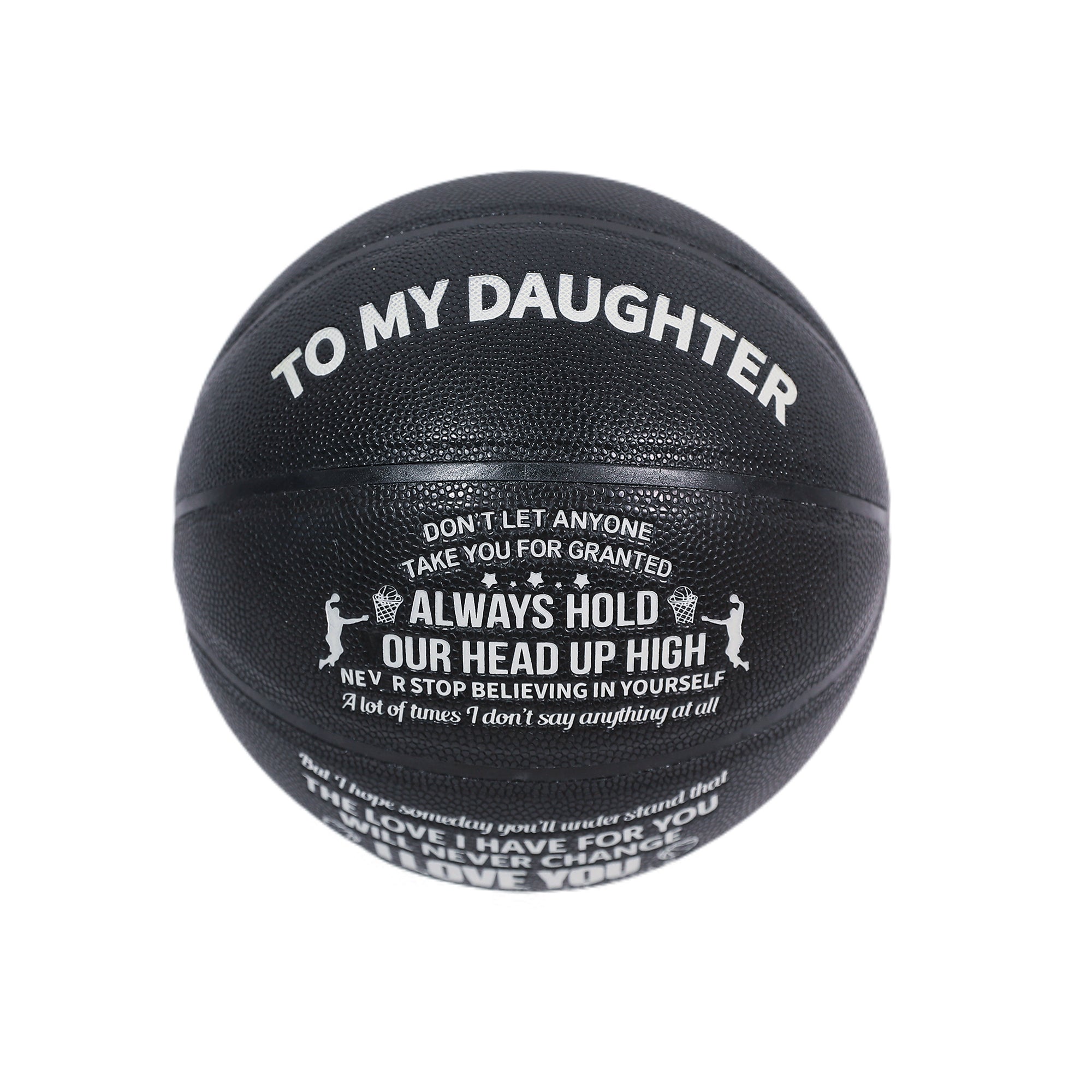 Familywatchs Gift Customized Personalise luminous Basketballs For Daughter,Size 7 (29.5 inches) - Family Watchs