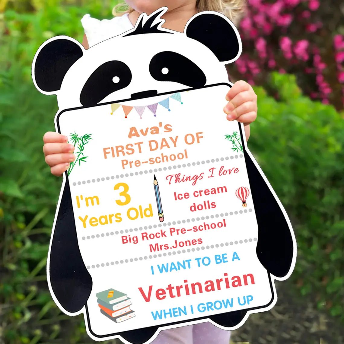 First Day of School Sign, First Day of Kindergarten, 1st Day of Preschool, Back to School Board, Reusable School Sign, Chalkboard - Family Watchs