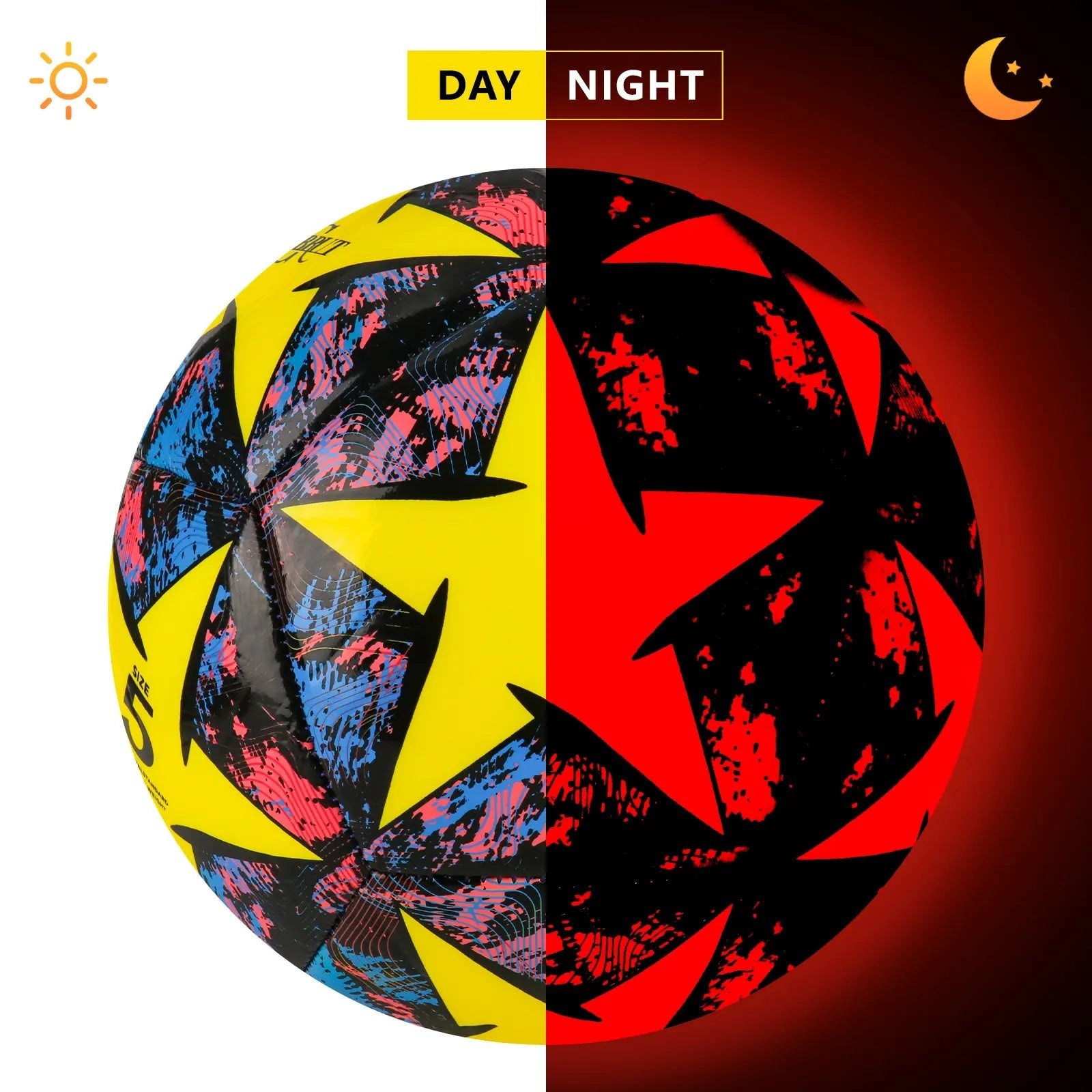 Glow In The Dark Soccer Ball- Light Up - Gift Ideas For Teen Boys And Girls - Family Watchs