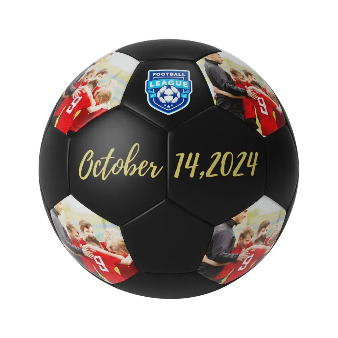 Personalized Custom 8 Panels Gift Soccer Ball - Family Watchs