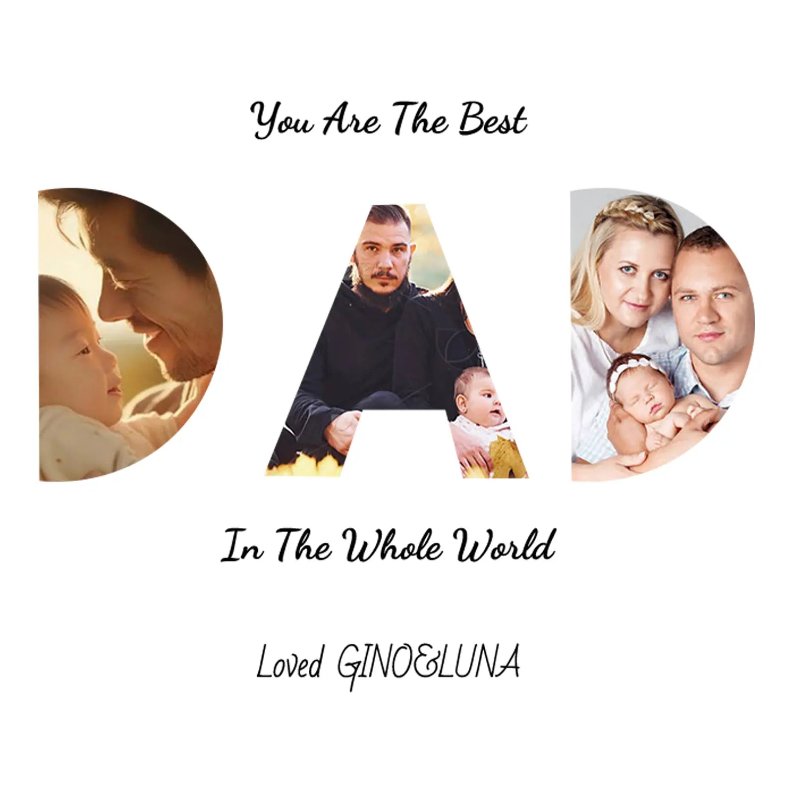 Personalized Custom Father's Day Gift Soccer Ball For Dad - Family Watchs