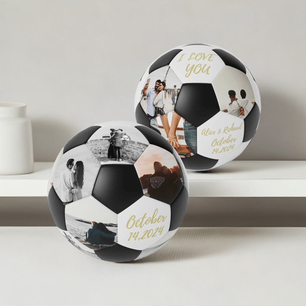 Personalized Custom Gift Soccer Ball No. 5 - Family Watchs