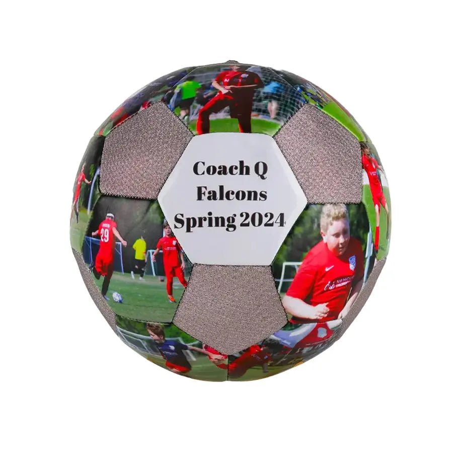 Personalized Custom Holographic Reflective Gift Soccer Ball - Family Watchs