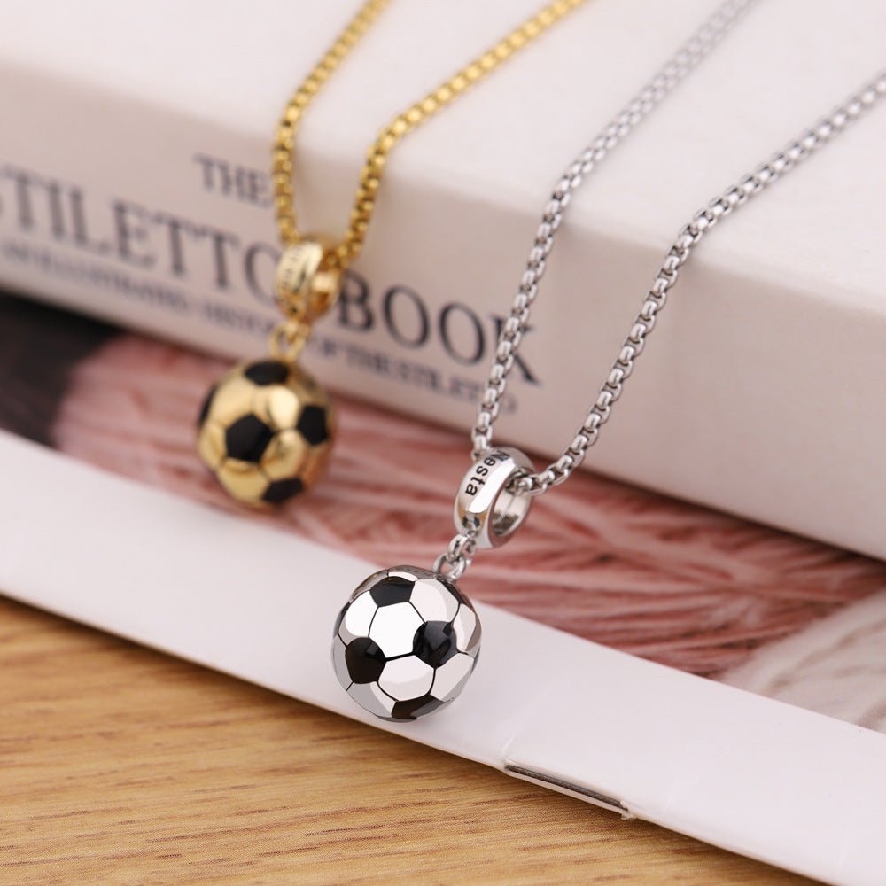 Personalized Custom Name Soccer Ball Necklace - Family Watchs