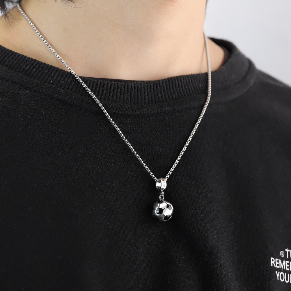 Personalized Custom Name Soccer Ball Necklace - Family Watchs