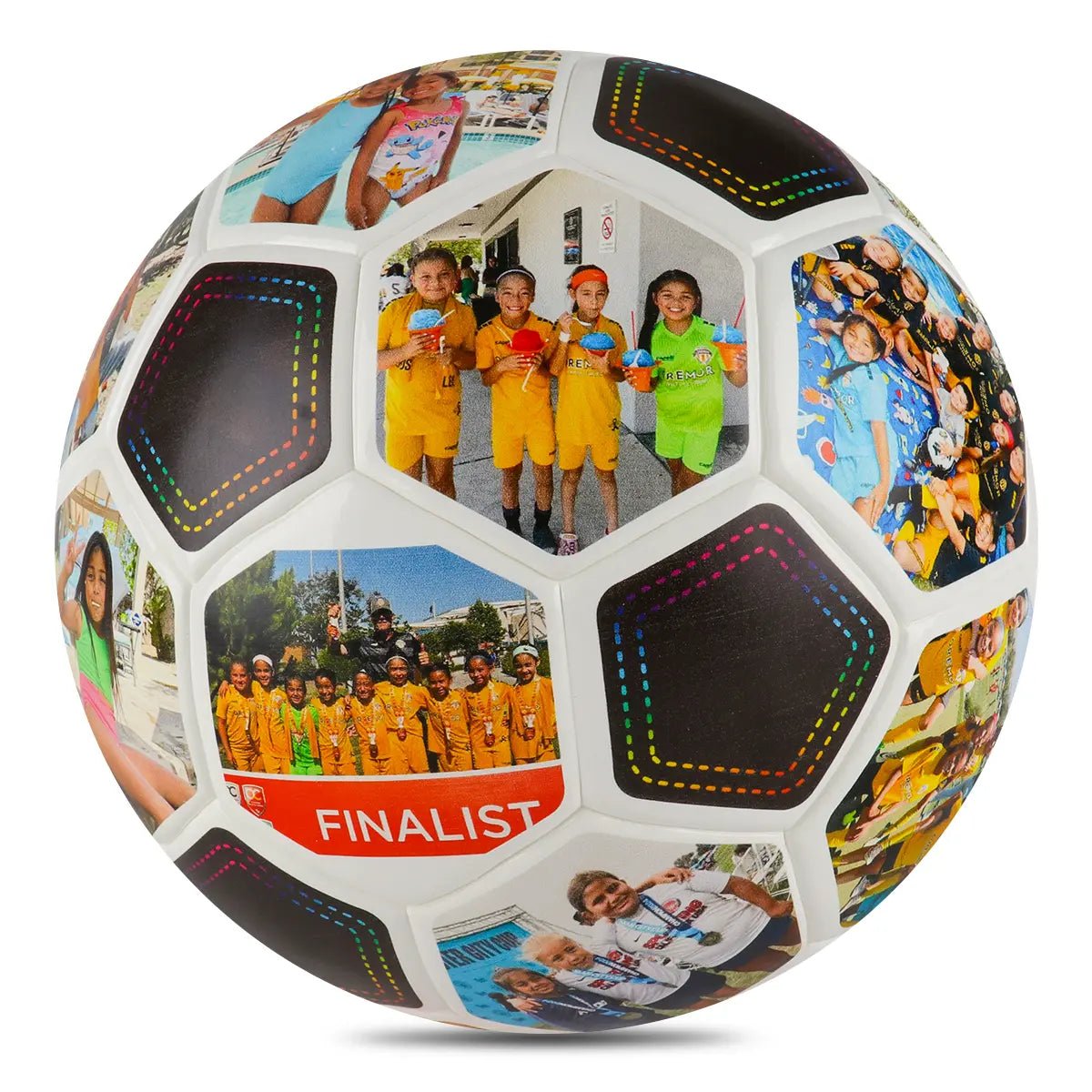 Personalized Custom Photo And Text Gift Soccer Ball Perfect for any occasion - Family Watchs