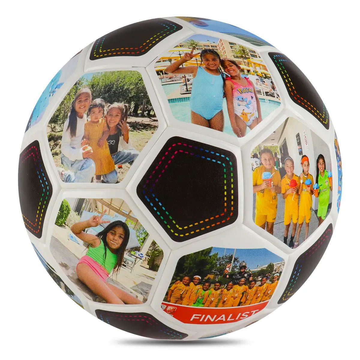Personalized Custom Photo And Text Gift Soccer Ball Perfect for any occasion - Family Watchs