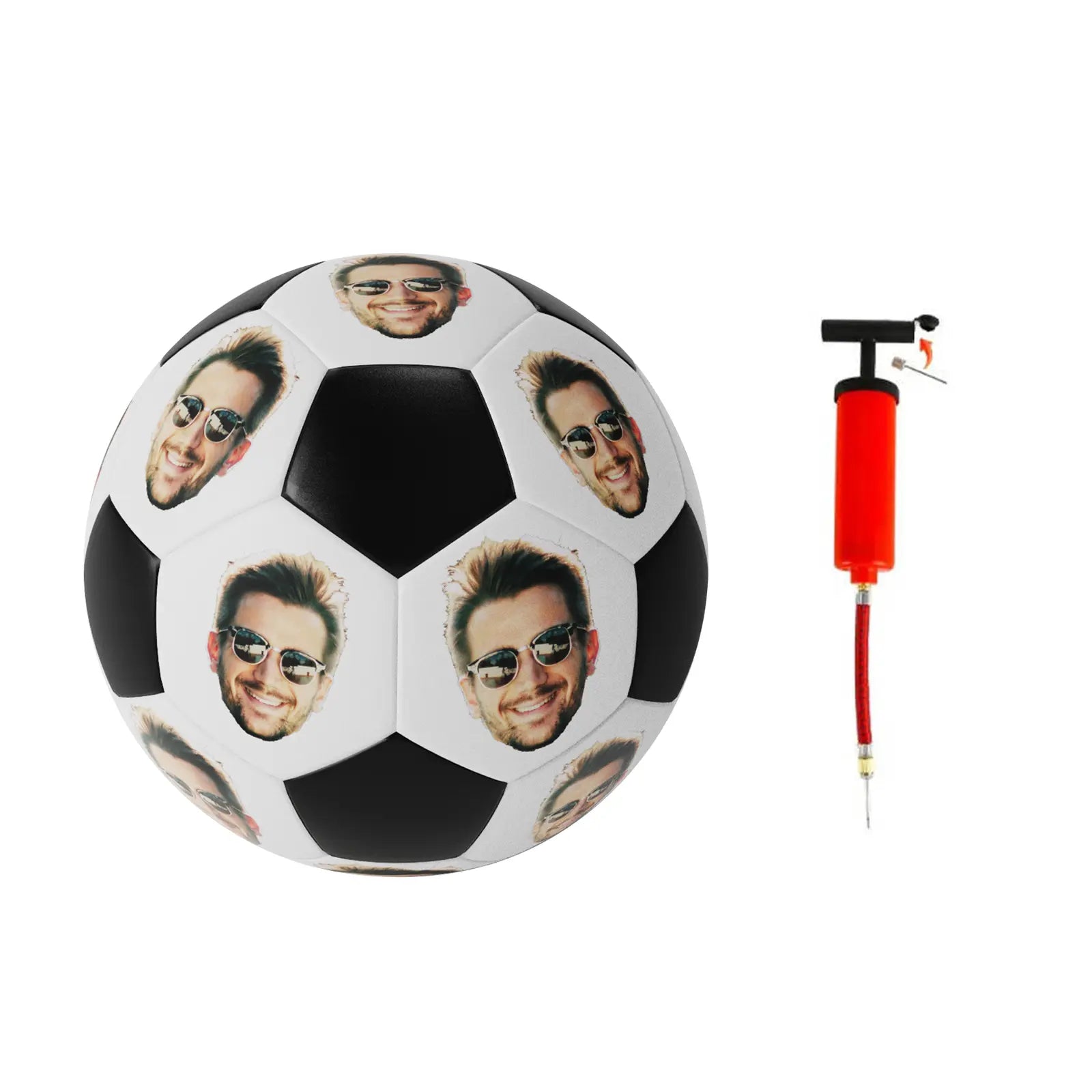 Personalized Custom Photo Gift Soccer Ball - Family Watchs