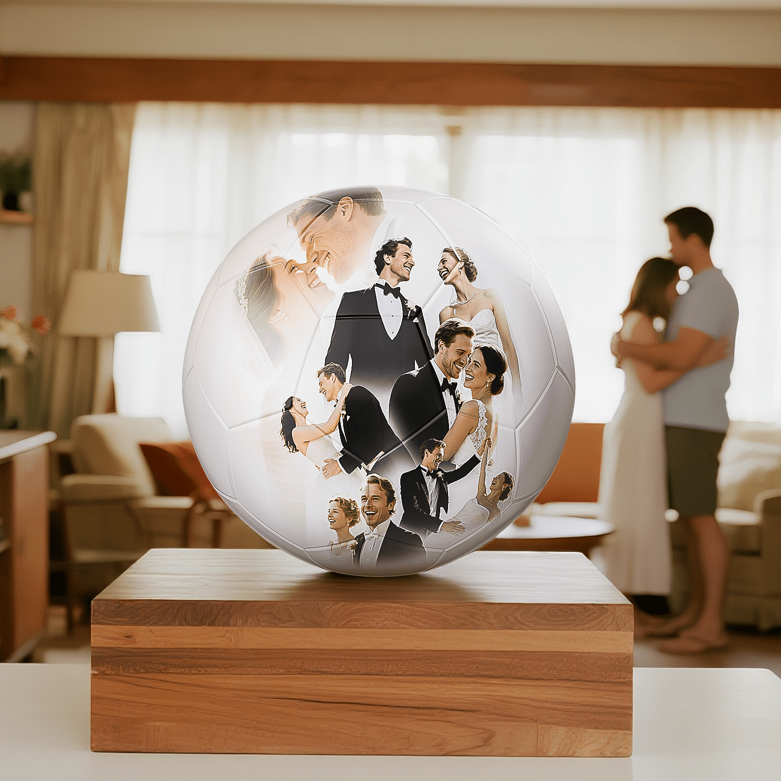 Personalized Custom Soccer Ball Gift Size 5 for Weddings, Pet, Family, Players, Coach, Birthdays, Christmas - Family Watchs