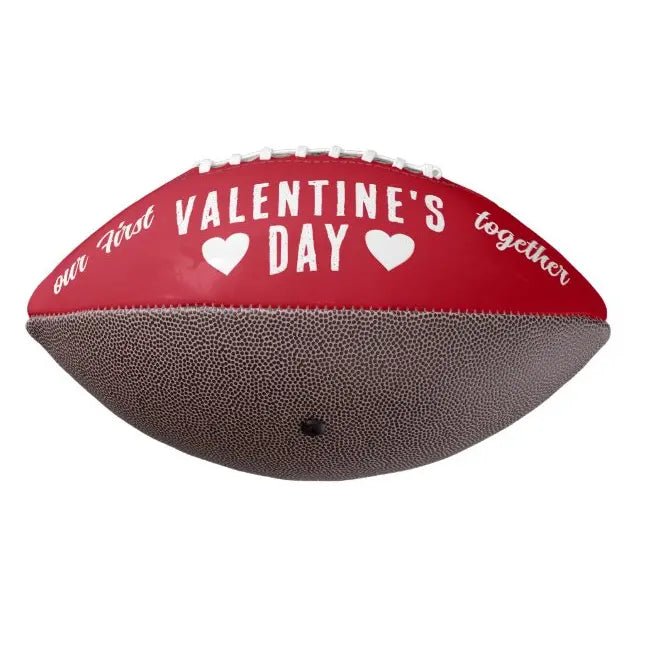 Personalized Custom Valentine's Day Together 2 Photos Red Football - Family Watchs