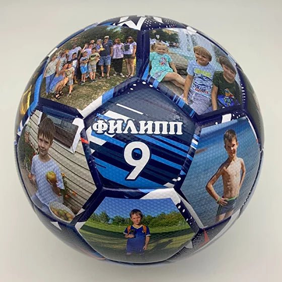 Personalized Customized Gift Soccer Ball，Size 5 - Family Watchs
