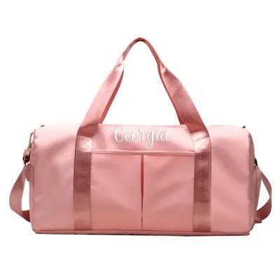 Personalized Duffle Bag, Mothers Day Gifts,Embroidered Yoga Duffle Bag,Custom Weekender Bag, overnight bags, Travel Bag, Initial Gym Bag - Family Watchs
