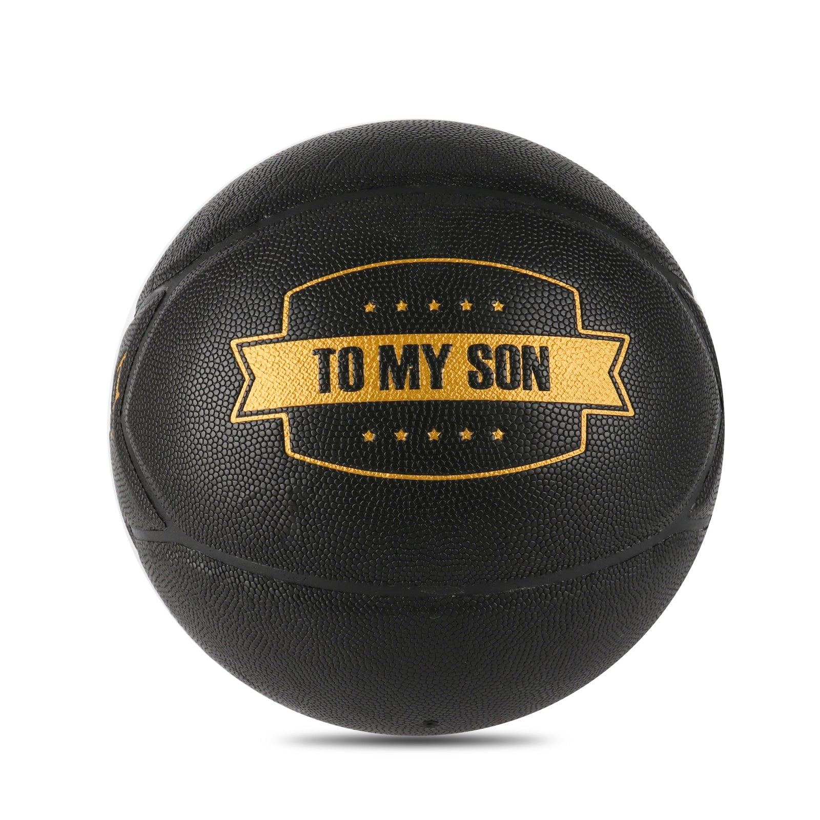 Personalized Letter Basketball For Son, Basketball Indoor/Outdoor Game Ball For Boy, Birthday Christmas Gift For Son, Black - Family Watchs
