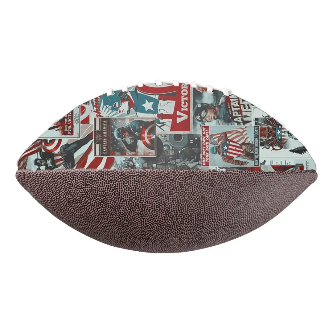 Personalized My Face Custom Captain America Photo Football Gift - Family Watchs