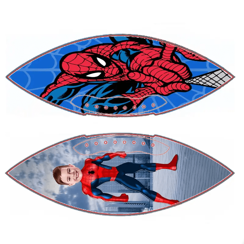 Personalized My Face Custom Spider Man Photo Football Gift - Family Watchs