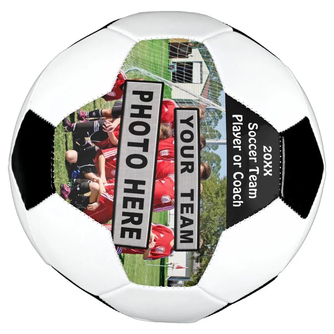 Personalized Soccer Ball with Your PHOTO and TEXT - Family Watchs