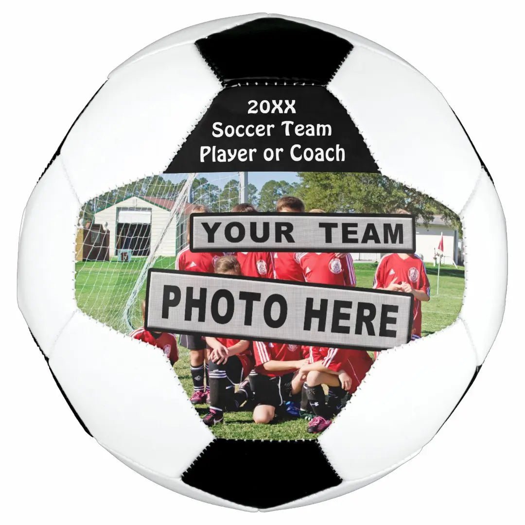 Personalized Soccer Ball with Your PHOTO and TEXT - Family Watchs