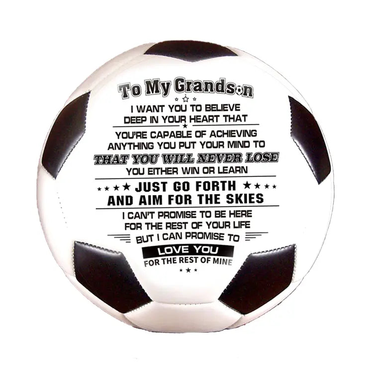 Personalized Printed Soccer Ball Football For My Granddaughter, Birthday Christmas Graduation Gift For Granddaughter, Perfect For Outdoor & Indoor Match Or Game，Size 5