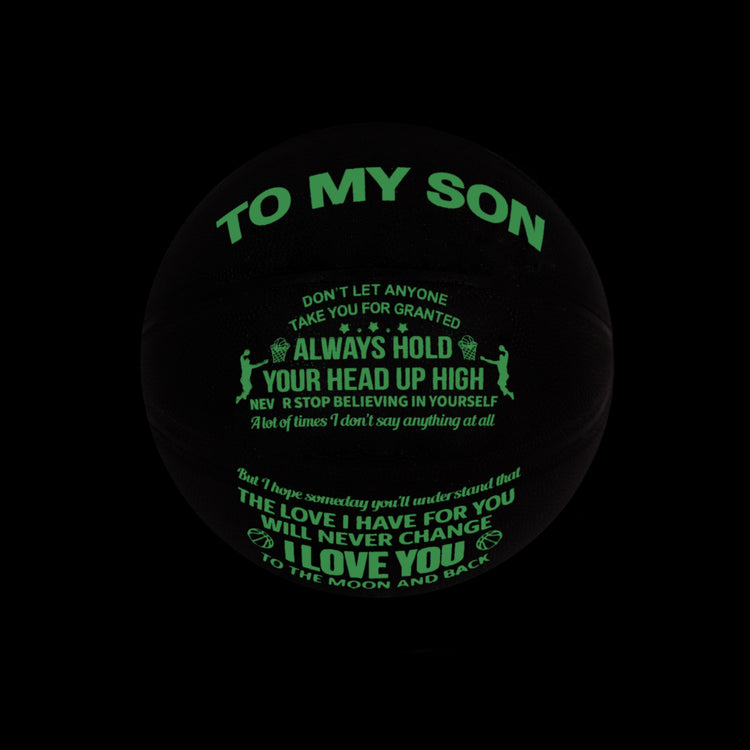 Familywatchs Gift Customized Personalise luminous Basketballs For Son,Size 7 (29.5 inches)