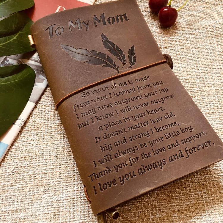 FAMILYWATCHS Gift Customized Personalise Vintage Journal For Mom